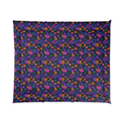 Luminous Carnations Comforter