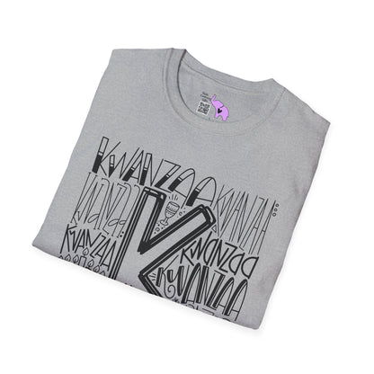 Kwanzaa Wordcloud Adult T-shirt