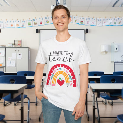 Made to Teach Rainbow T-shirt