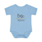 Golden Arrow Milestone Baby Bodysuit-One Month