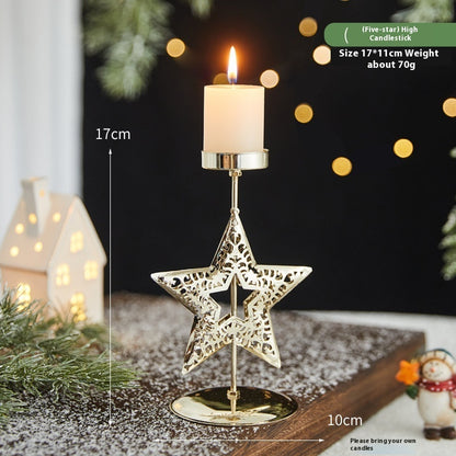 Christmas Metal Candle Stands