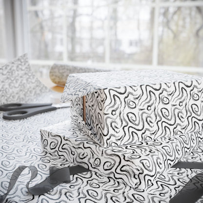Grunge Scribbles Wrapping Paper