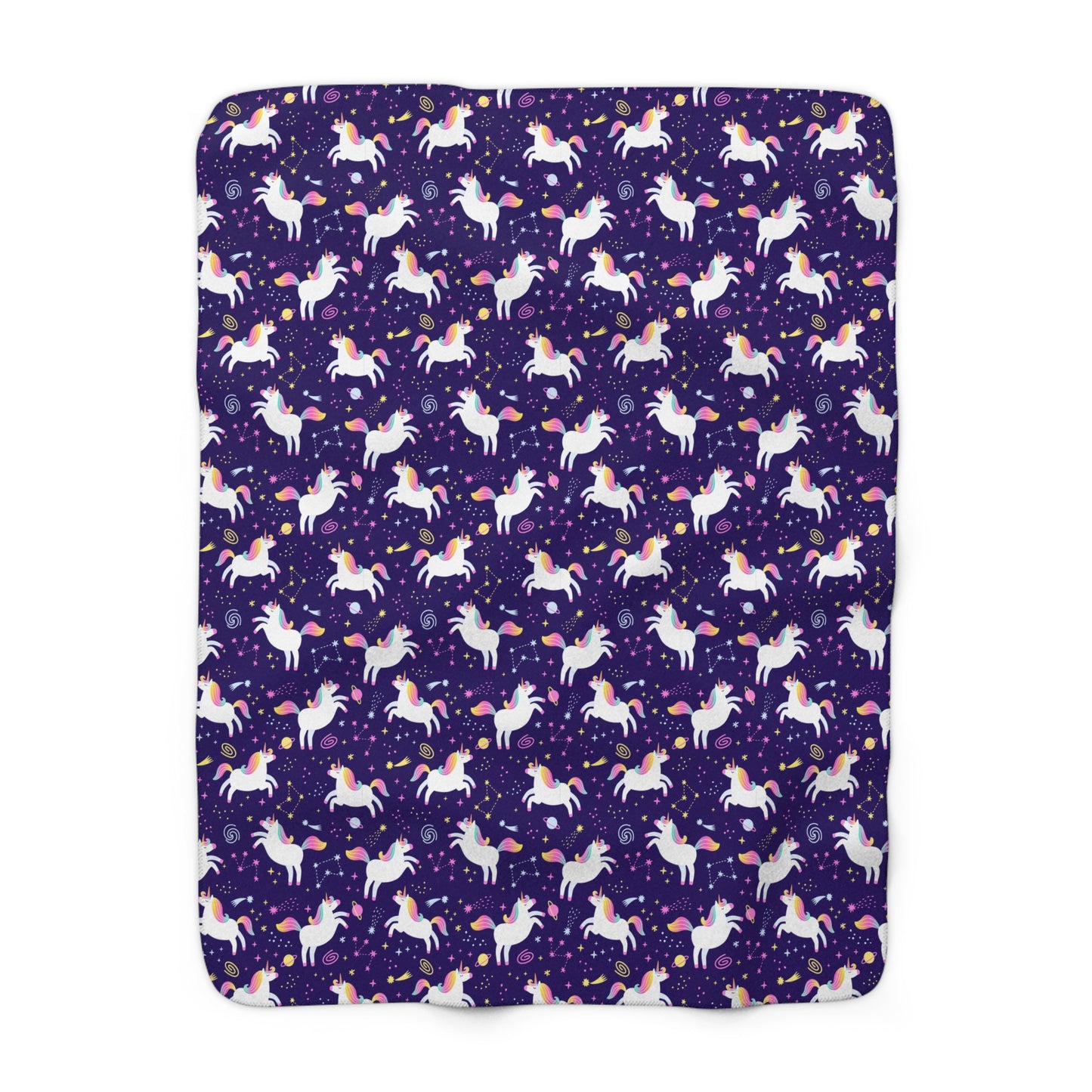 Unicorniverse Sherpa Fleece Blanket