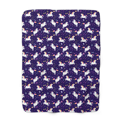 Unicorniverse Sherpa Fleece Blanket