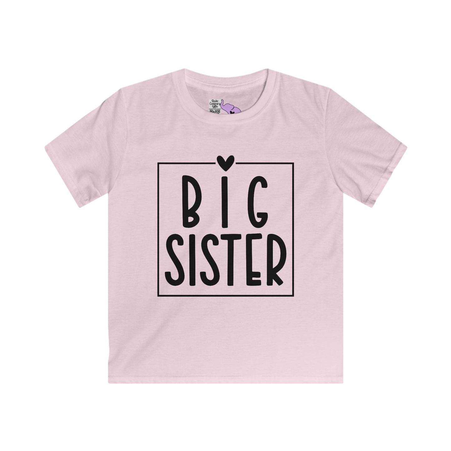 Big Sister (Heart/Box) Youth Softstyle Tee