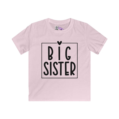 Big Sister (Heart/Box) Youth Softstyle Tee