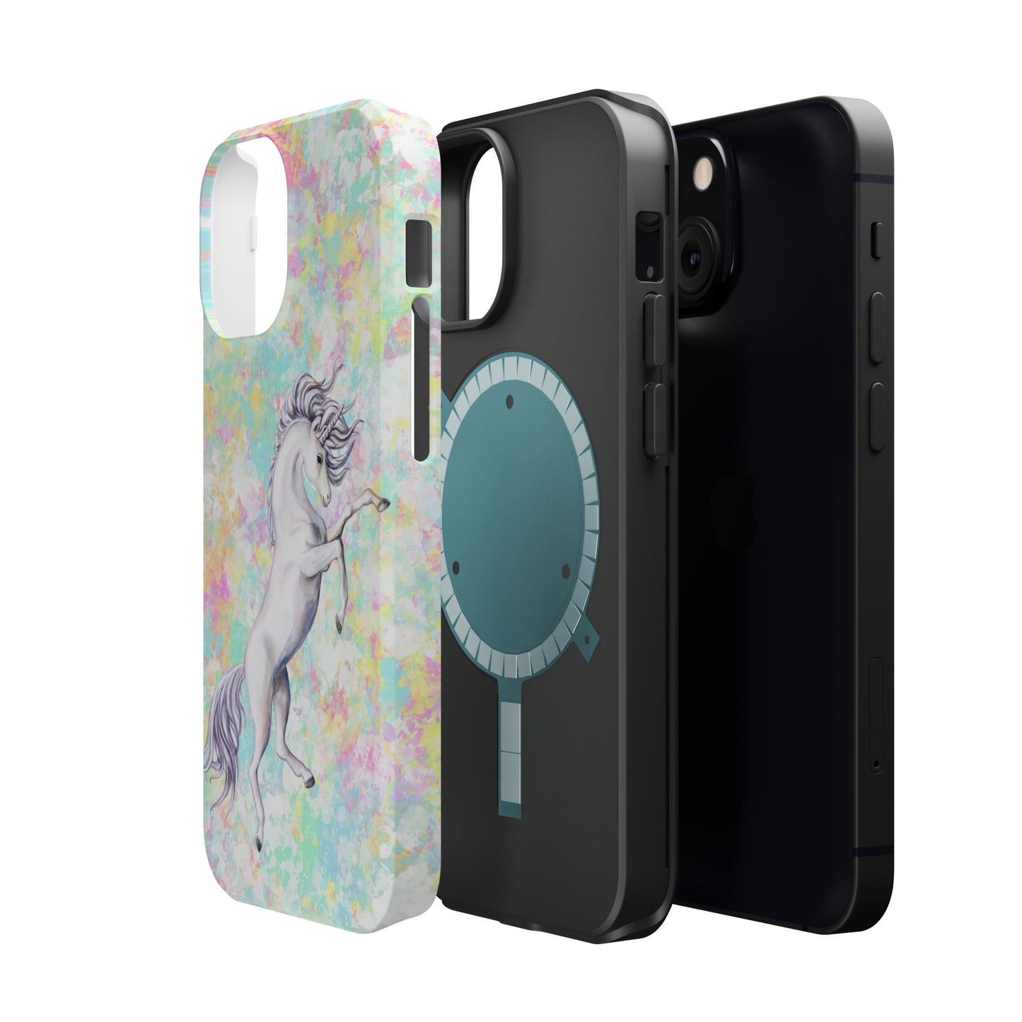 Pastel Pegasus MagSafe® Compatible Tough Case for iPhone
