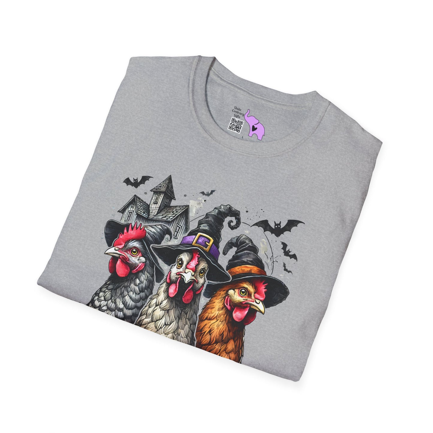Spooky Chickens (2) Adult T-shirt
