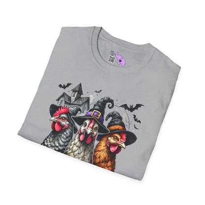 Spooky Chickens (2) Adult T-shirt