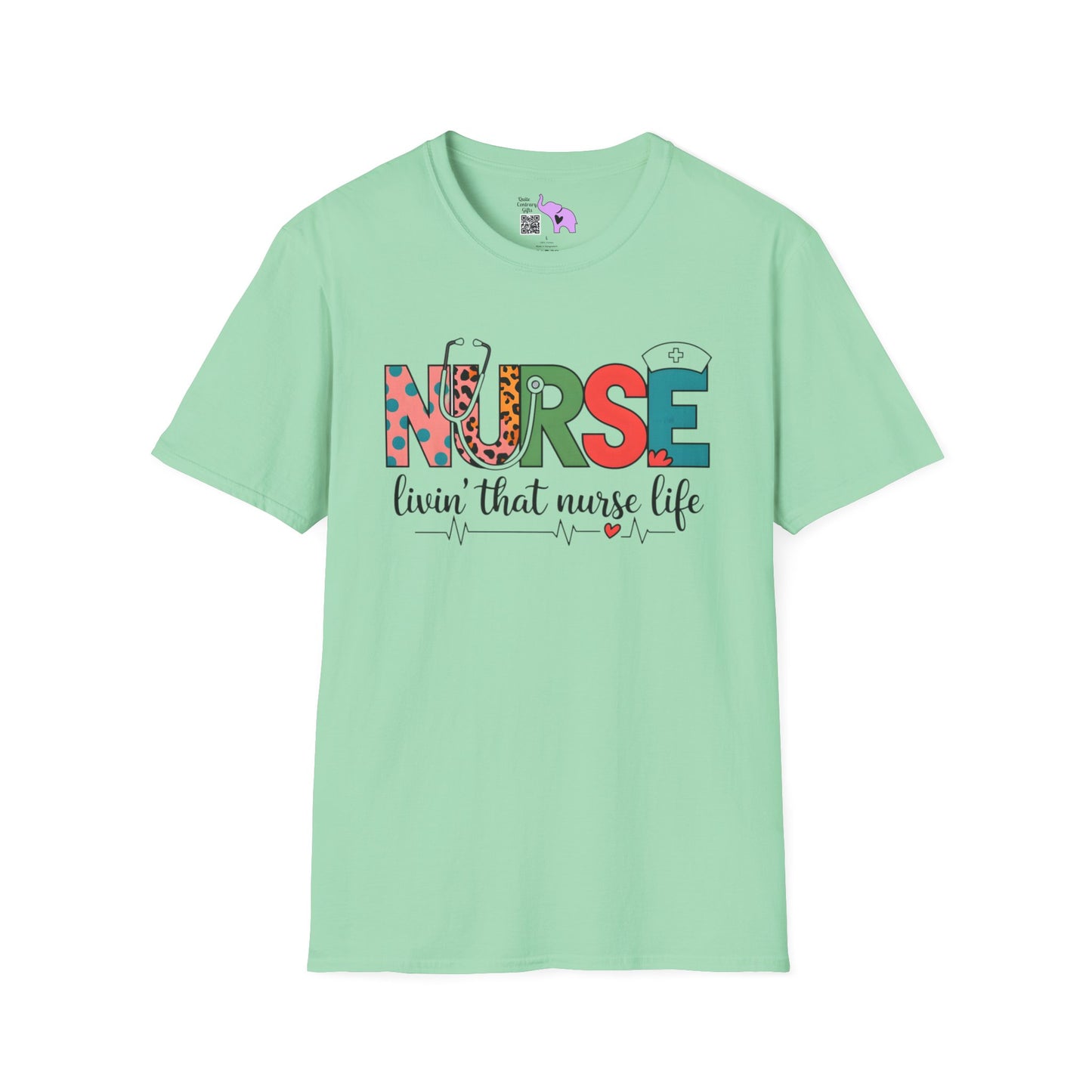 Nurse Livin' That Nurse Life Adult T-shirt