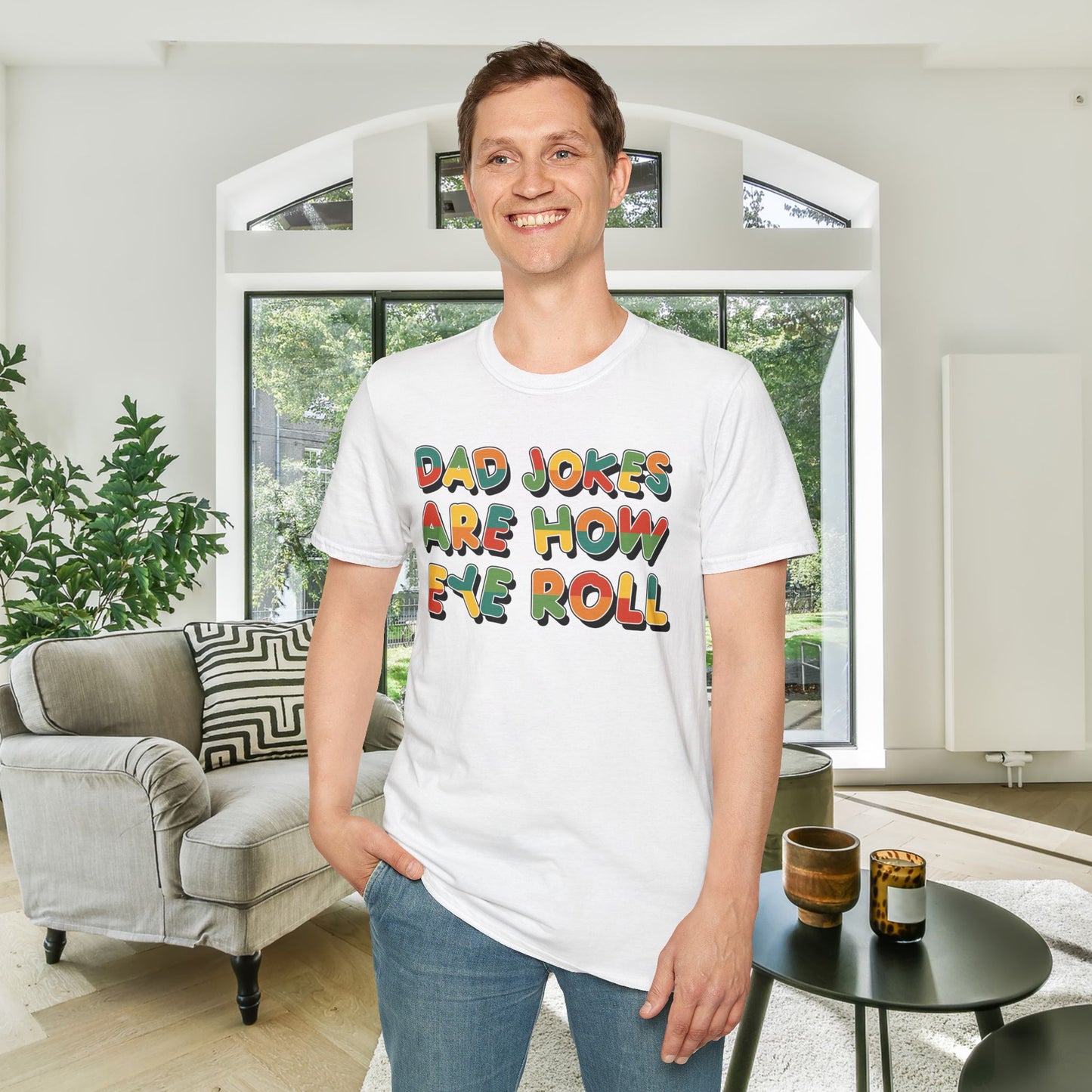 Dad Jokes Are How Eye Roll Adult T-shirt