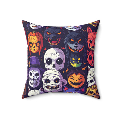 Monster Mash Up Throw Pillow