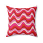 Blush Frequency Throw Pillow