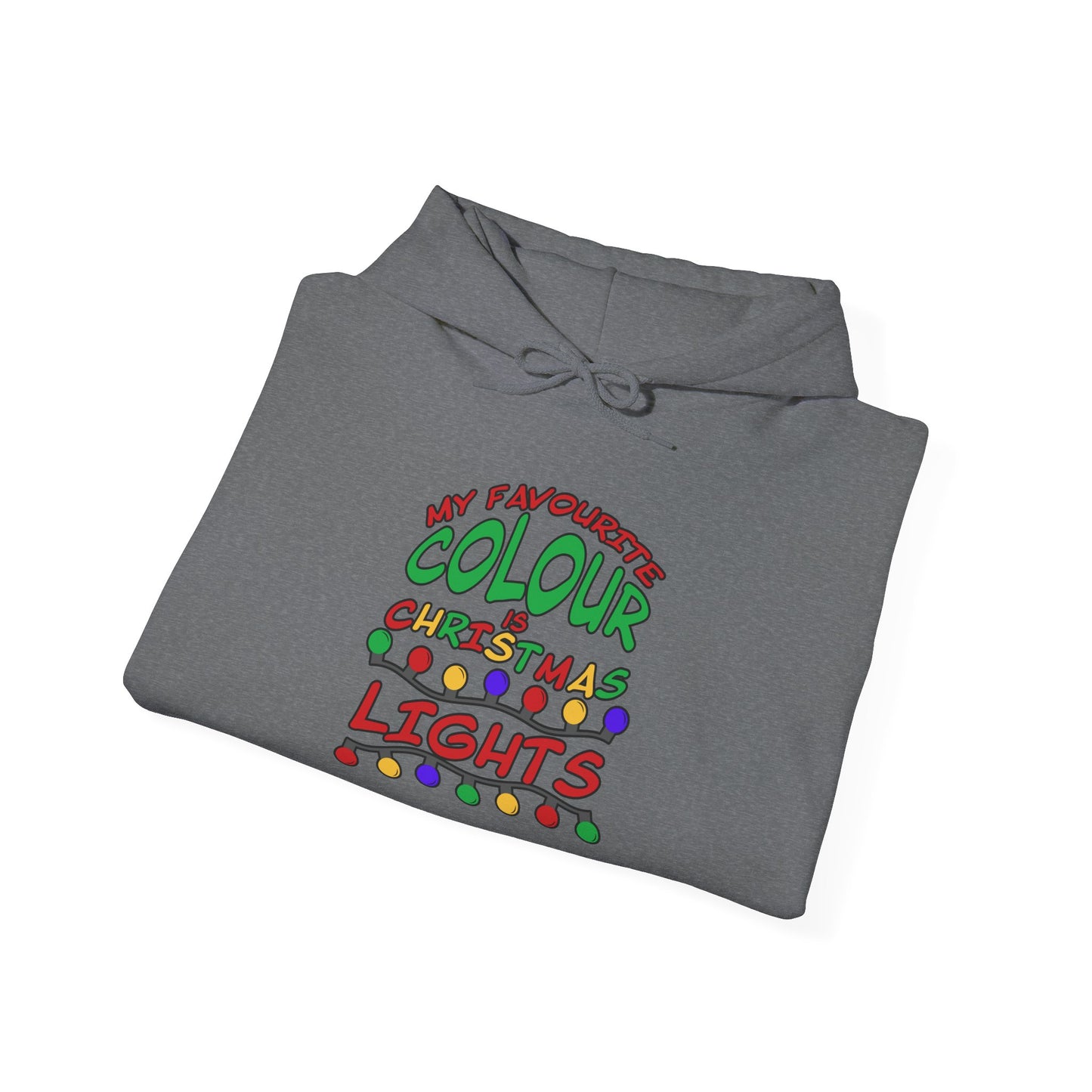 My Favourite Colour Is Christmas Lights  Adult Heavy Blend™ Hoodie
