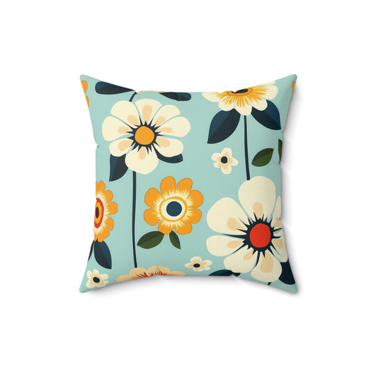 Joy Petals Throw Pillow