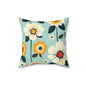 Joy Petals Throw Pillow