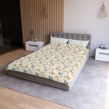 Whispering Wings & Rainbows Duvet Bedding Set