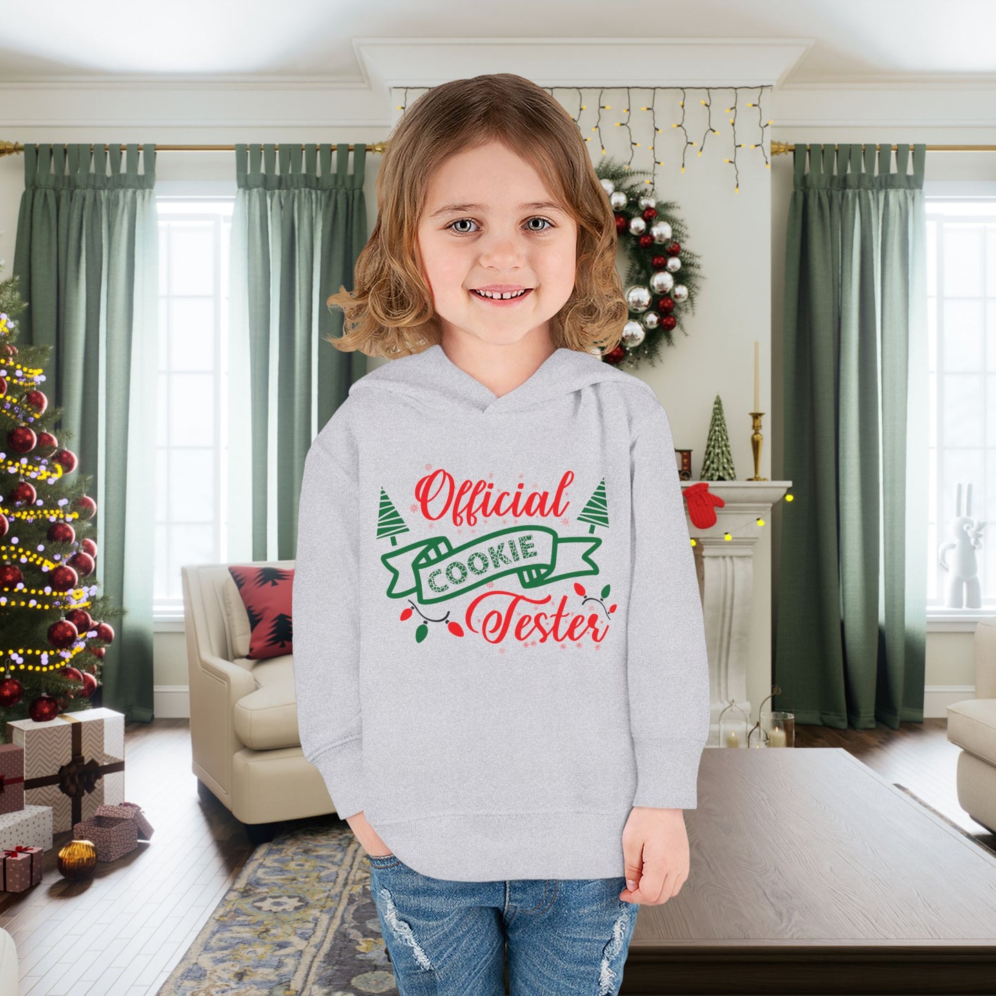 Official Cookie Tester Toddler Pullover Fleece Hoodie