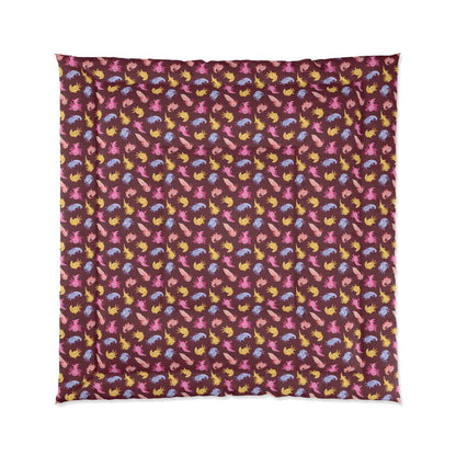 Crimson Axolotls Comforter