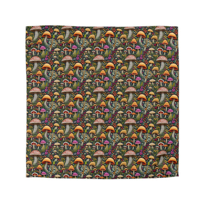 Whimsical Woodland Mushrooms Duvet Bedding Set