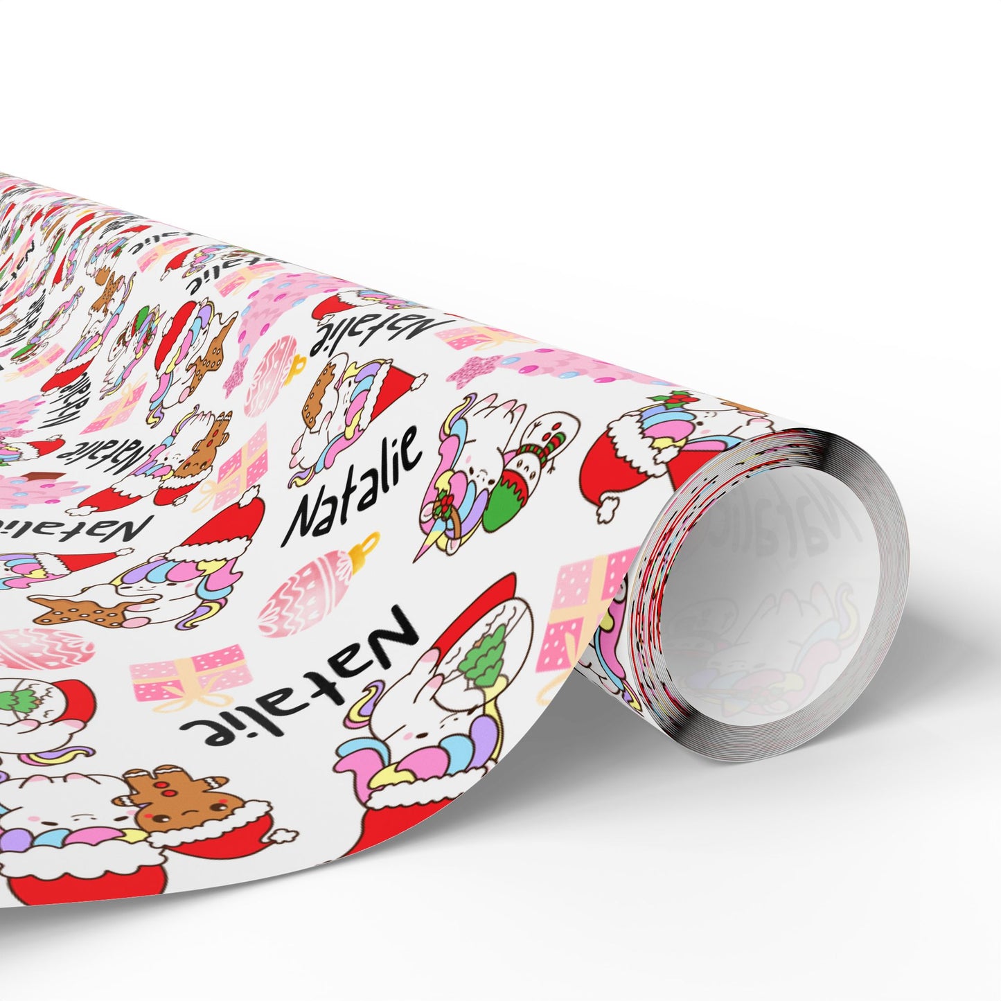 Custom Christmas Unicorn Wrapping Paper