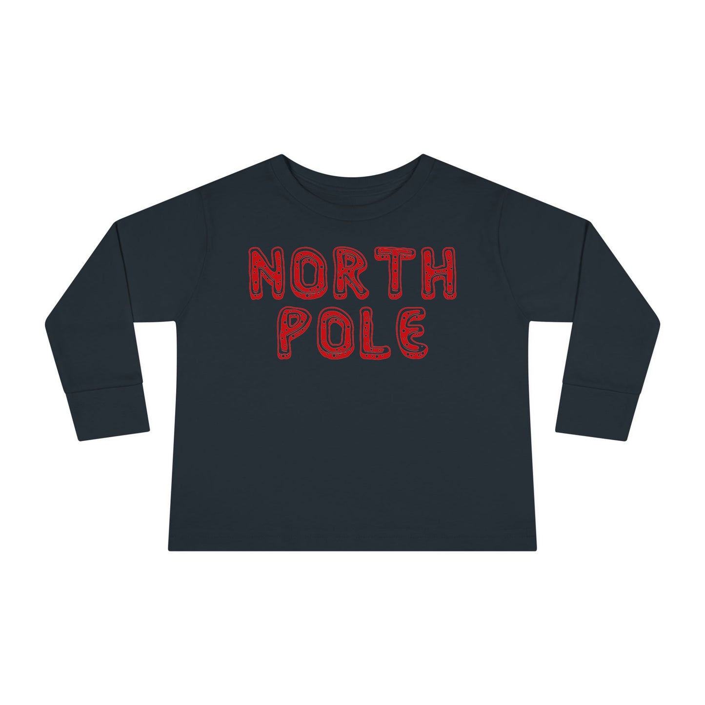 North Pole Toddler Long Sleeve Tee