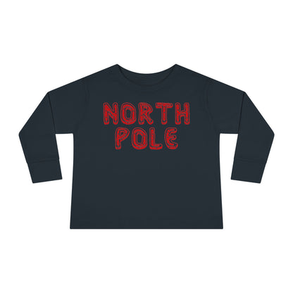 North Pole Toddler Long Sleeve Tee