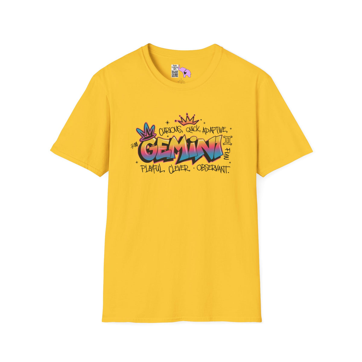 Gemini Street Art Adult T-shirt