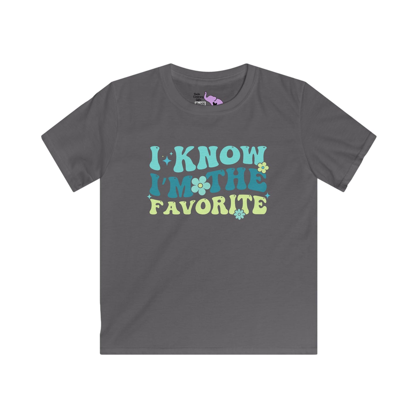 I Know I'm The Favorite Youth Softstyle Tee