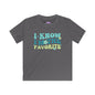 I Know I'm The Favorite Youth Softstyle Tee