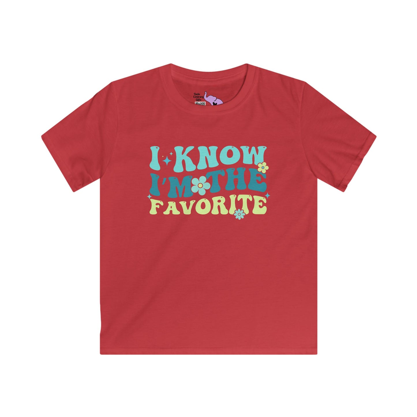 I Know I'm The Favorite Youth Softstyle Tee