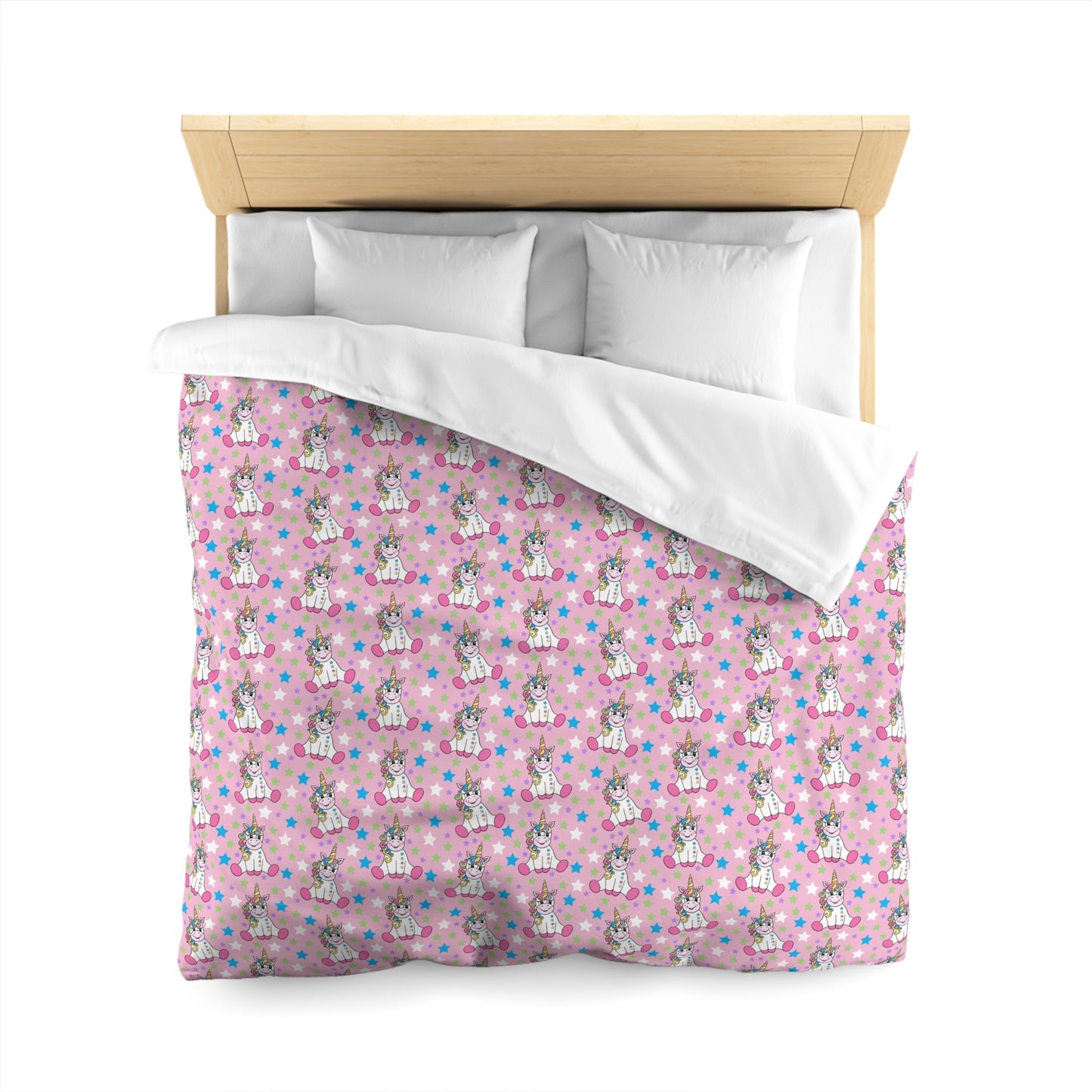 Twinkle Toes Unicorns Microfiber Duvet Cover