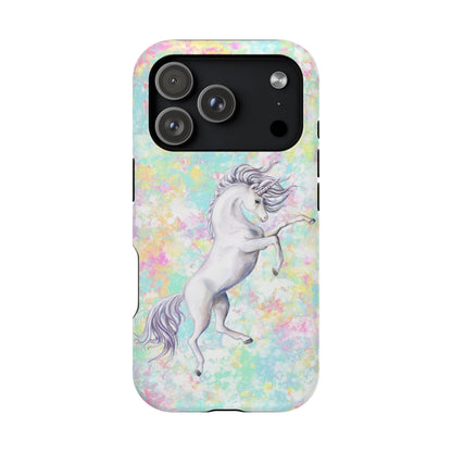 Pastel Pegasus MagSafe® Compatible Tough Case for iPhone