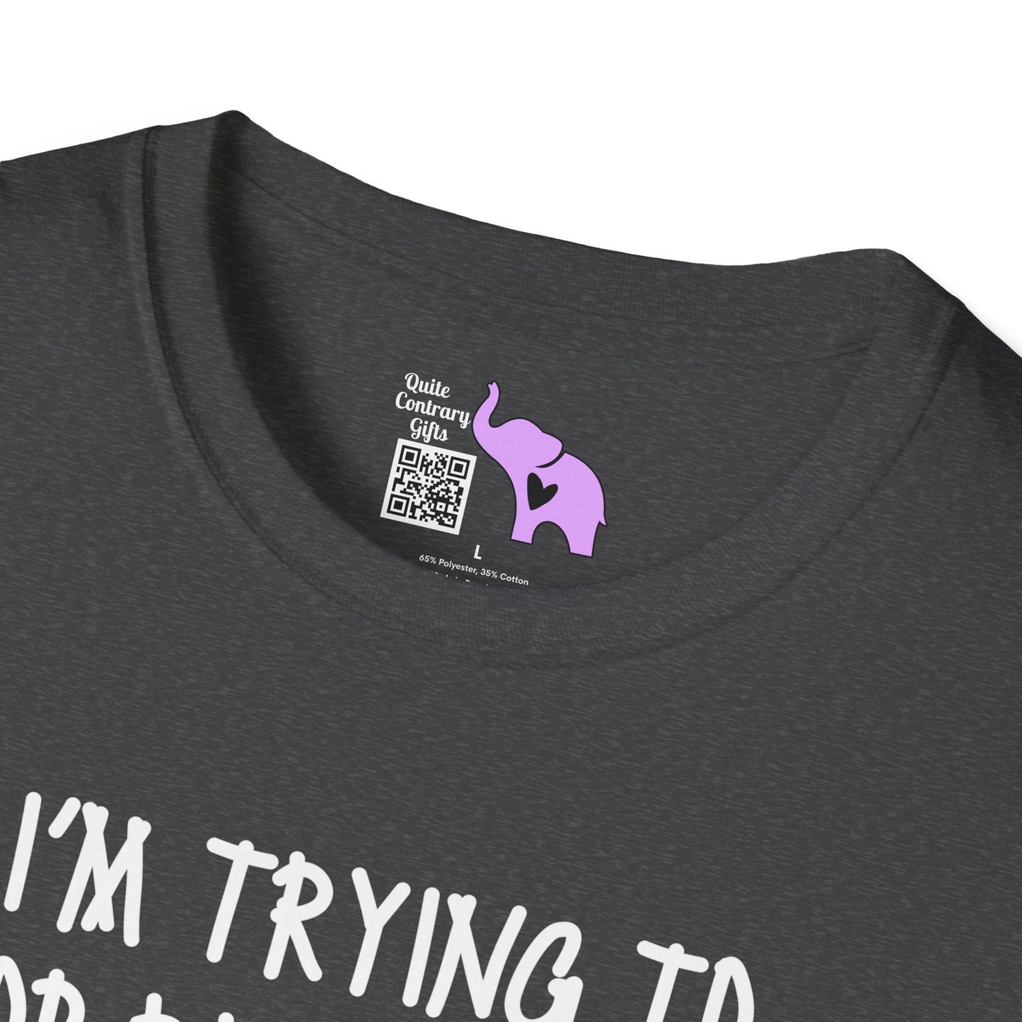 I'm Trying To Stop Being Mean But Yall Have To Stop Being Stupid First Adult T-shirt