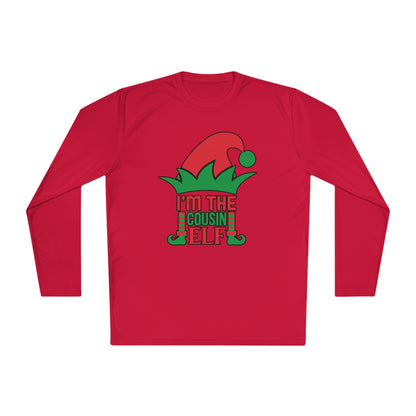 I'm The Cousin Elf Adult Long Sleeve Tee