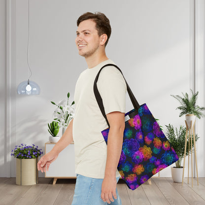 Luminous Carnations Canvas Tote Bag