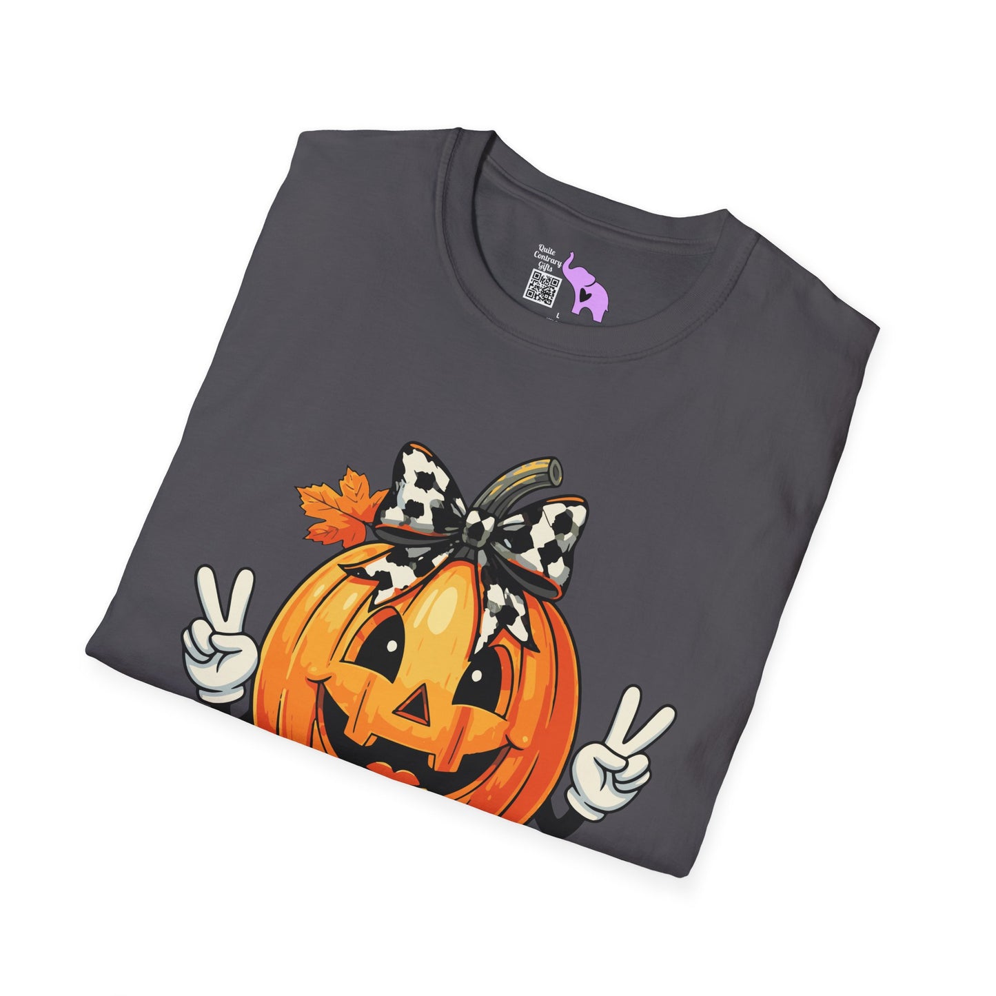 Pumpkin Peace Adult T-shirt