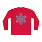 Large Snowflake Adult Long Sleeve Tee