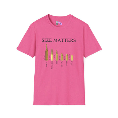 Size Matters (Ammo) Adult T-shirt