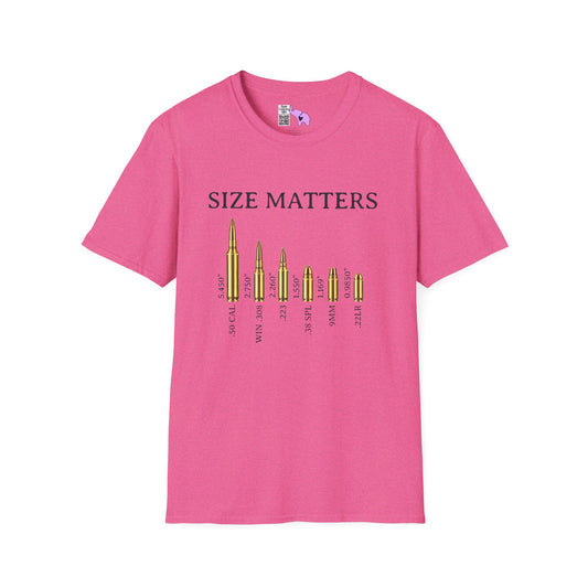 Size Matters (Ammo) Adult T-shirt