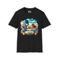 Texas Alamo & Bluebonnets Adult T-shirt