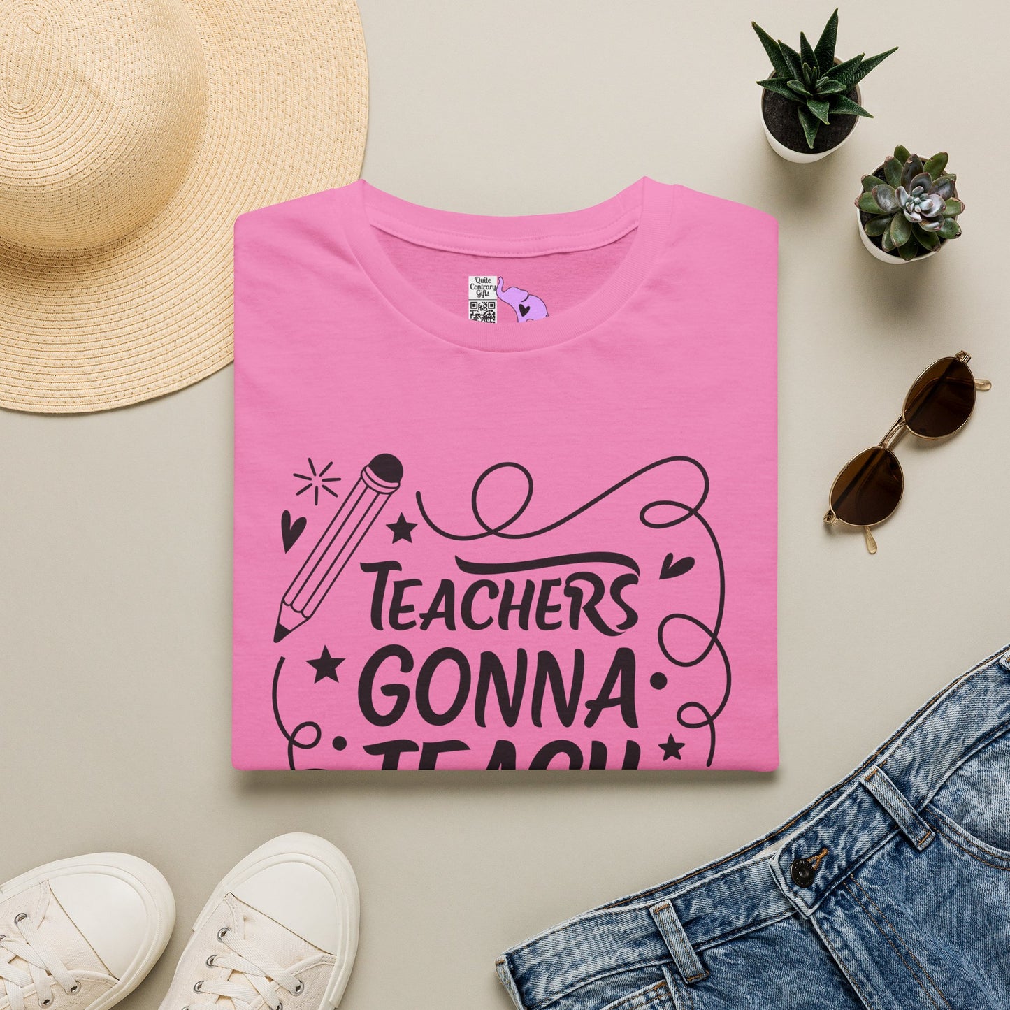 Teachers Gonna Teach Adult T-shirt
