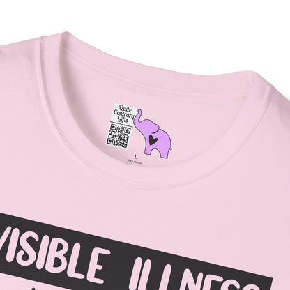 Invisible Illness: Just Because You Can't See It Doesn't Mean It's Not Real Adult T-shirt