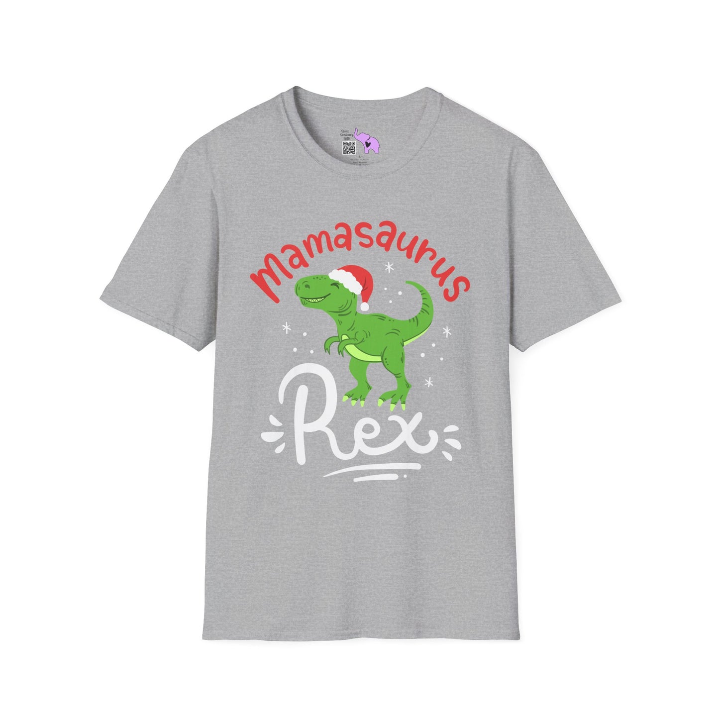 Christmas Mamasaurus Rex Adult T-shirt