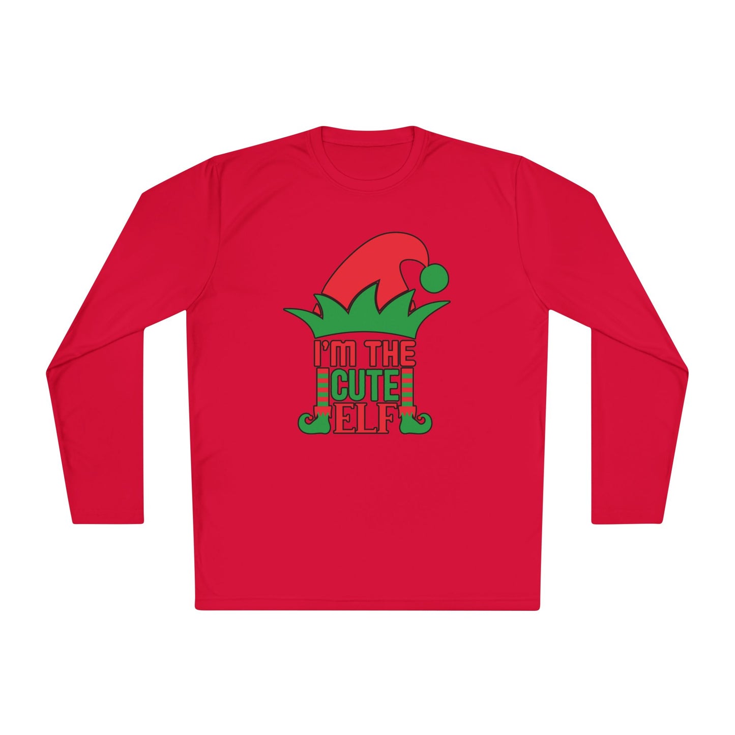 I'm The Cute Elf Adult Long Sleeve Tee
