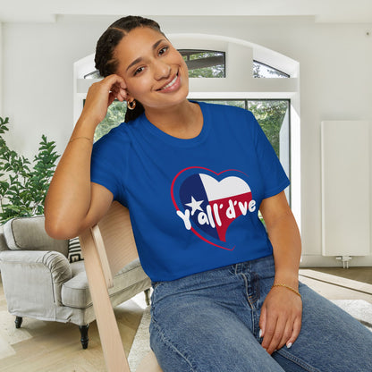 Texas Y'all'd've Adult T-shirt
