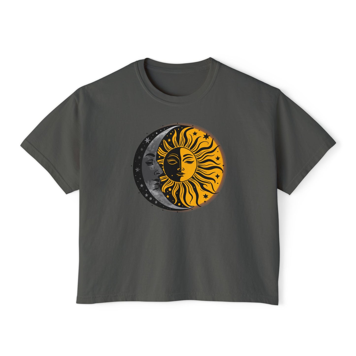 Sun Moon Stars Women's Boxy Tee