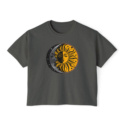 Sun Moon Stars Women's Boxy Tee