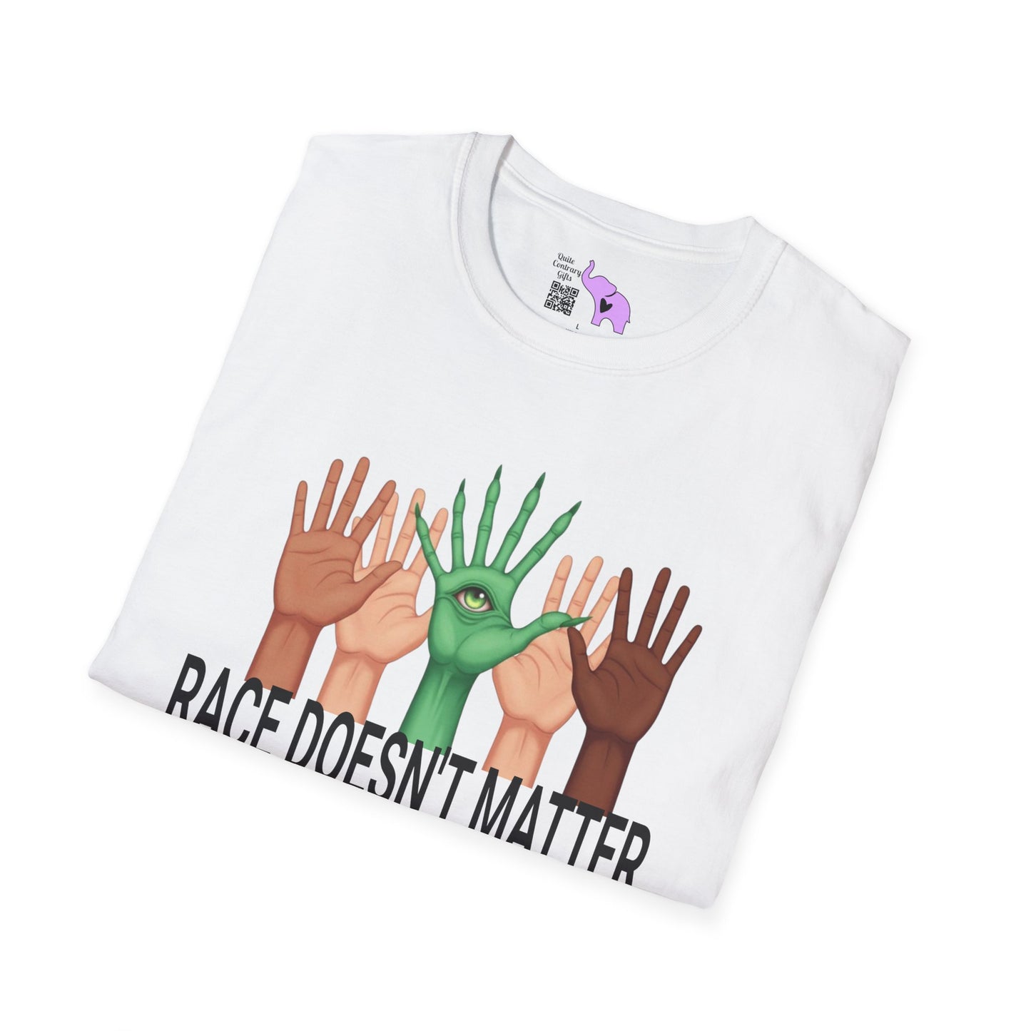 Race Doesn't Matter Adult T-shirt