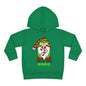 Candy Cane Crew Gnome Toddler Pullover Fleece Hoodie